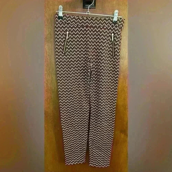 Youth Girls Janie and Jack chevron pants - Picture 1 of 3